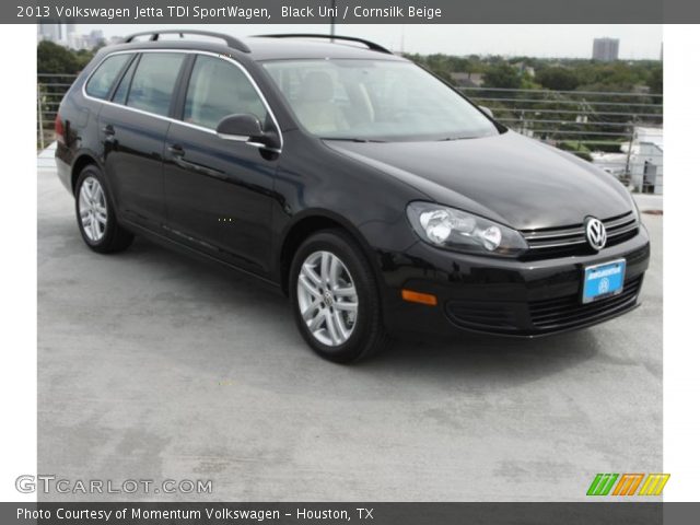 2013 Volkswagen Jetta TDI SportWagen in Black Uni
