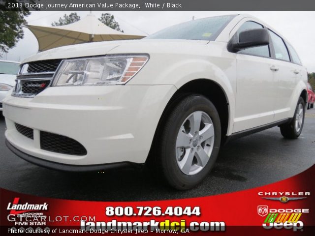 2013 Dodge Journey American Value Package in White