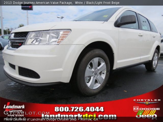 2013 Dodge Journey American Value Package in White