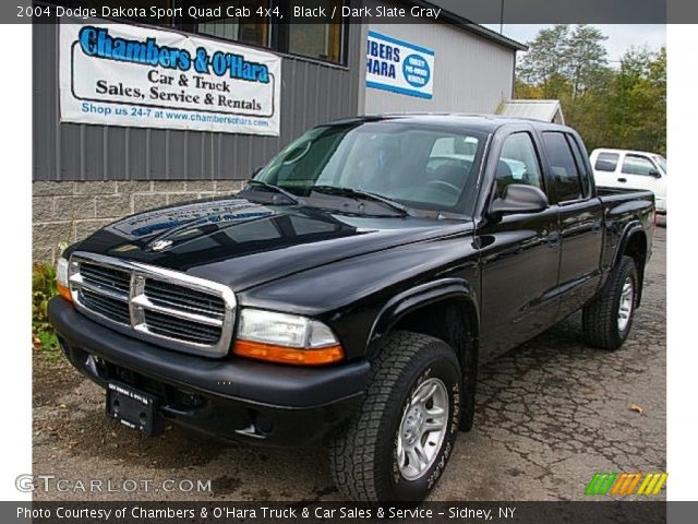 2004 Dodge Dakota Sport Quad Cab 4x4 in Black