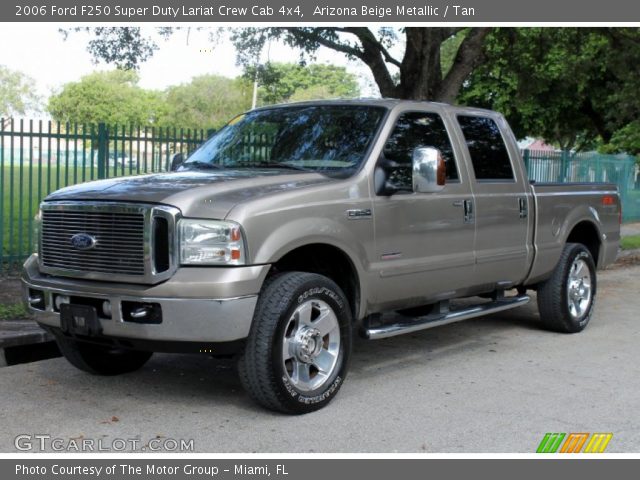 2006 Ford F250 Super Duty Lariat Crew Cab 4x4 in Arizona Beige Metallic