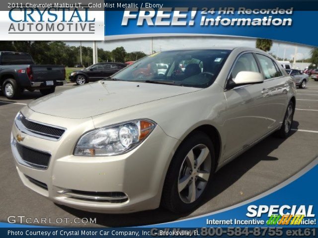 2011 Chevrolet Malibu LT in Gold Mist Metallic