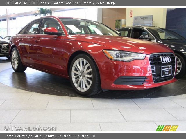 2013 Audi A6 2.0T Sedan in Garnet Red Pearl Effect