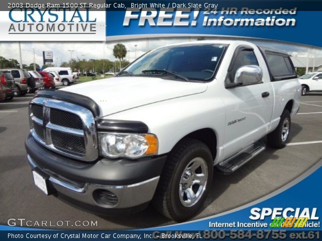 2003 Dodge Ram 1500 ST Regular Cab in Bright White