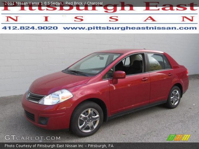 2011 Nissan Versa 1.8 S Sedan in Red Brick