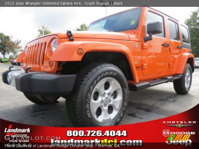 2013 Jeep Wrangler Unlimited Sahara 4x4 in Crush Orange