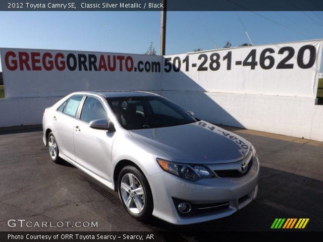 2012 Toyota Camry SE in Classic Silver Metallic