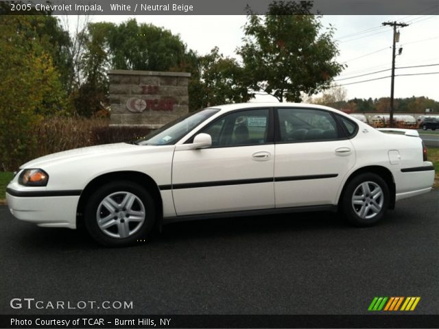 2005 Chevrolet Impala  in White