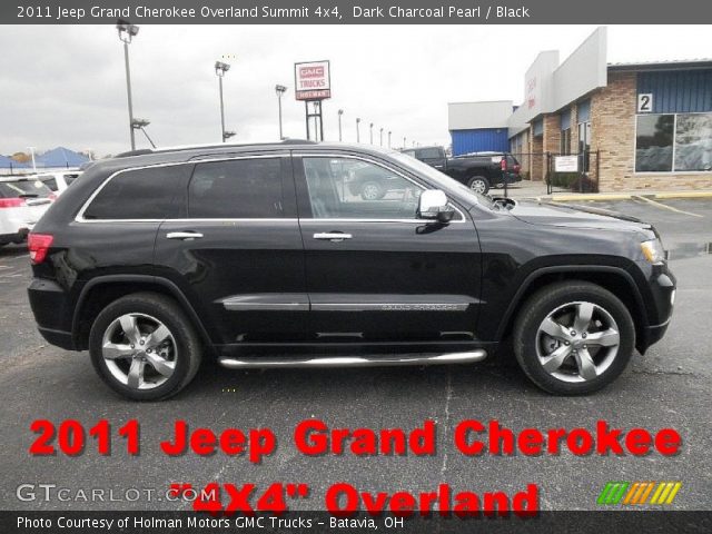 2011 Jeep Grand Cherokee Overland Summit 4x4 in Dark Charcoal Pearl