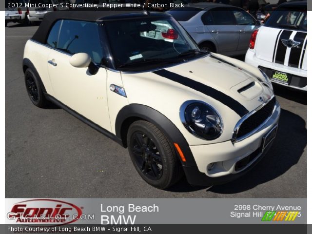 2012 Mini Cooper S Convertible in Pepper White