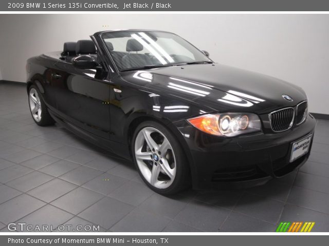 2009 BMW 1 Series 135i Convertible in Jet Black