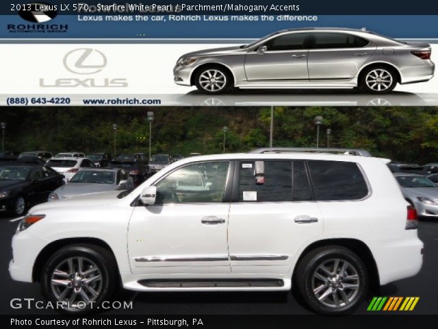 2013 Lexus LX 570 in Starfire White Pearl