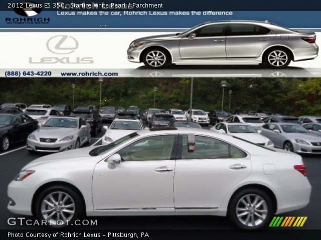 2012 Lexus ES 350 in Starfire White Pearl