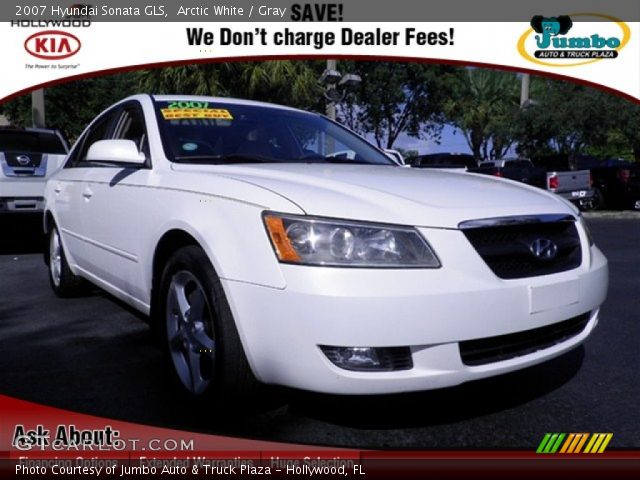 2007 Hyundai Sonata GLS in Arctic White