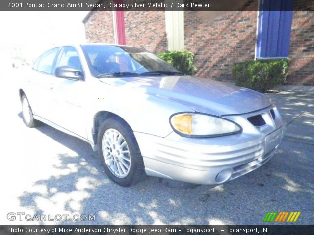 2001 Pontiac Grand Am SE Sedan in Galaxy Silver Metallic