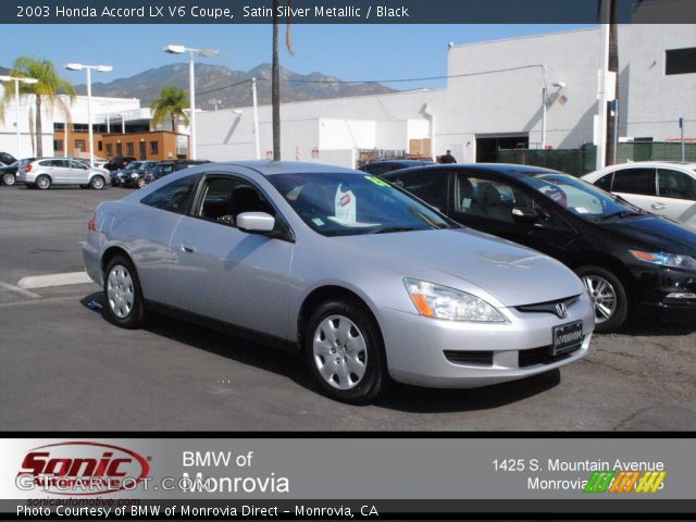 2003 Honda Accord LX V6 Coupe in Satin Silver Metallic