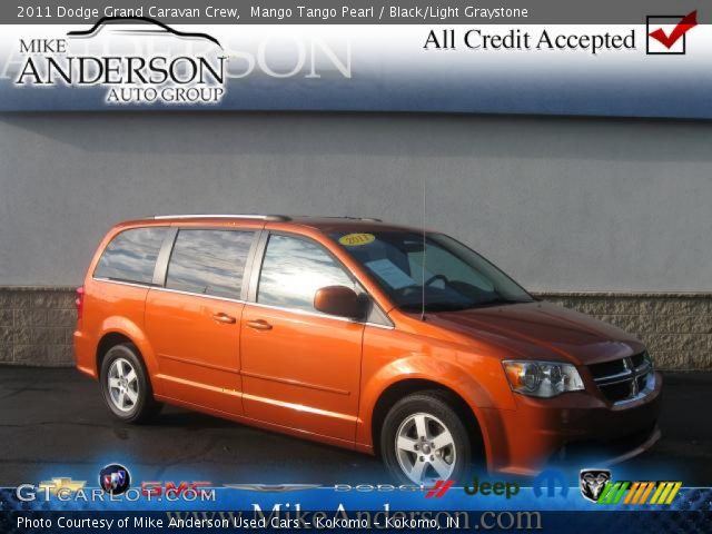 2011 Dodge Grand Caravan Crew in Mango Tango Pearl