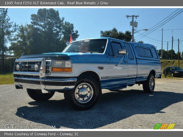 1995 Ford F250 XLT Extended Cab in Reef Blue Metallic