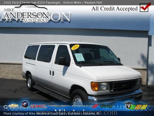 2003 Ford E Series Van E150 Passenger in Oxford White
