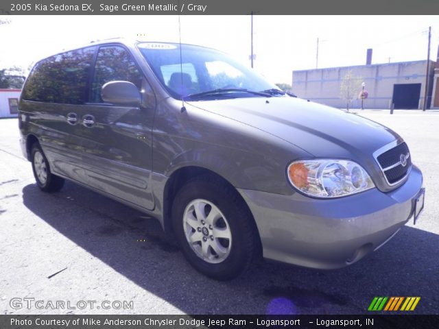 2005 Kia Sedona EX in Sage Green Metallic