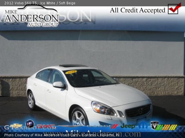 2012 Volvo S60 T5 in Ice White