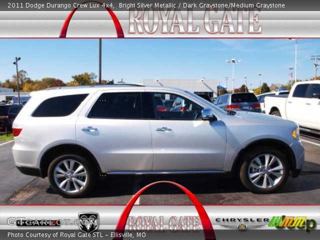 2011 Dodge Durango Crew Lux 4x4 in Bright Silver Metallic