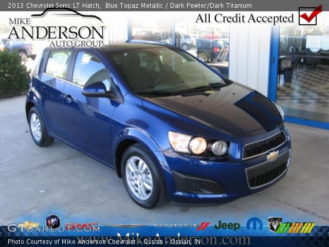 2013 Chevrolet Sonic LT Hatch in Blue Topaz Metallic