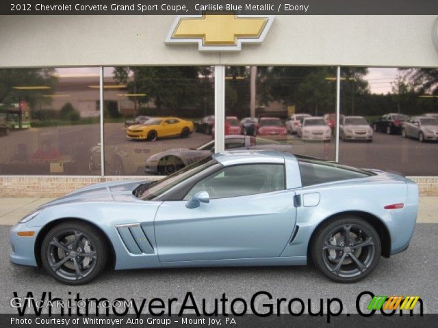 2012 Chevrolet Corvette Grand Sport Coupe in Carlisle Blue Metallic