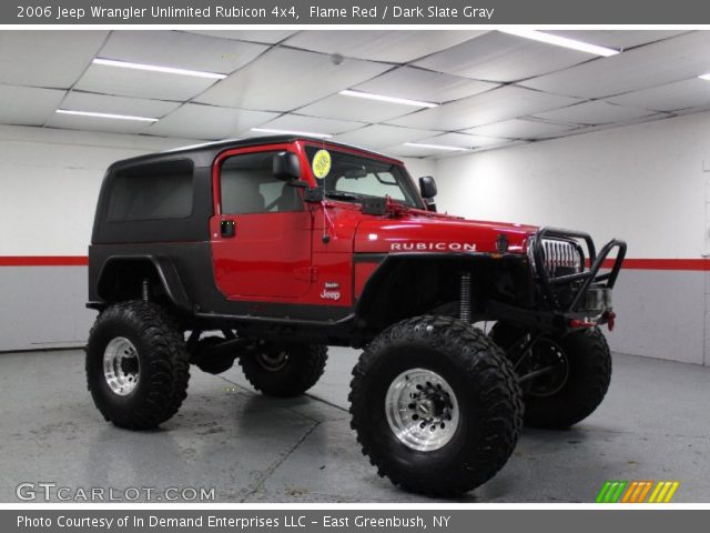 2006 Jeep Wrangler Unlimited Rubicon 4x4 in Flame Red