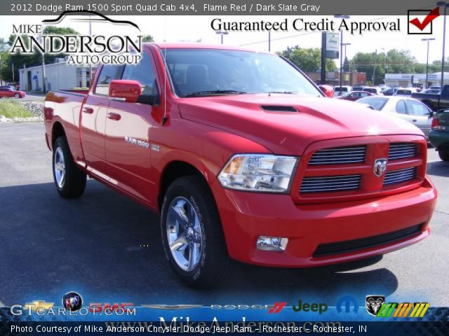 2012 Dodge Ram 1500 Sport Quad Cab 4x4 in Flame Red