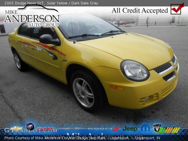 2003 Dodge Neon SXT in Solar Yellow
