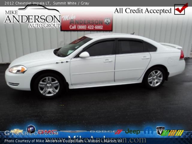 2012 Chevrolet Impala LT in Summit White