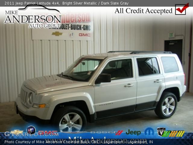 2011 Jeep Patriot Latitude 4x4 in Bright Silver Metallic