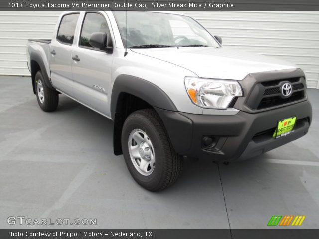 2013 Toyota Tacoma V6 Prerunner Double Cab in Silver Streak Mica