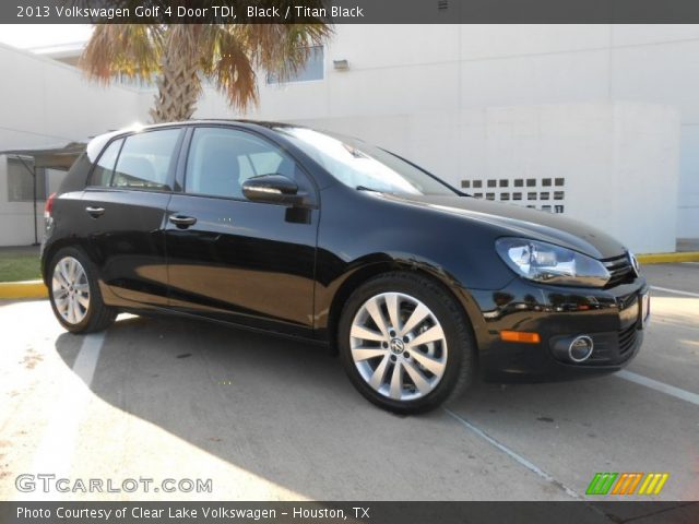 2013 Volkswagen Golf 4 Door TDI in Black
