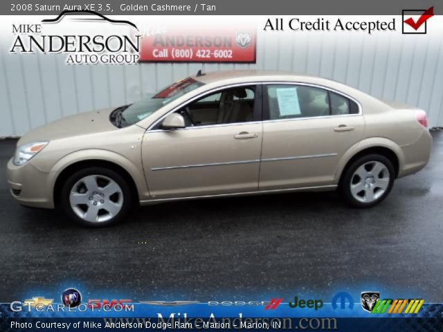 2008 Saturn Aura XE 3.5 in Golden Cashmere