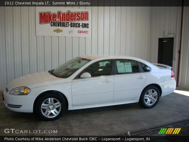 2012 Chevrolet Impala LT in Summit White