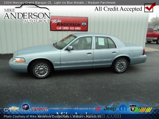 2004 Mercury Grand Marquis GS in Light Ice Blue Metallic