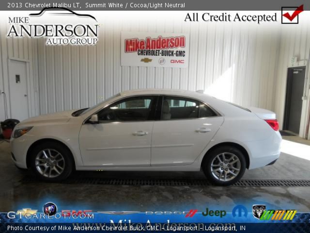 2013 Chevrolet Malibu LT in Summit White