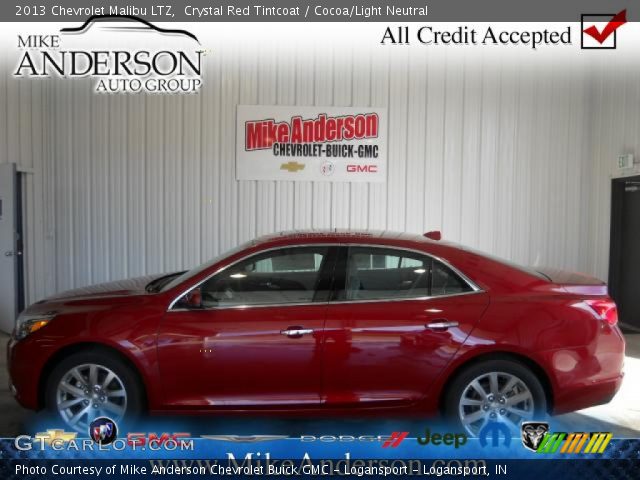 2013 Chevrolet Malibu LTZ in Crystal Red Tintcoat