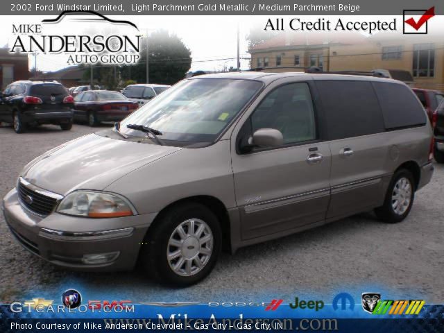 2002 Ford Windstar Limited in Light Parchment Gold Metallic