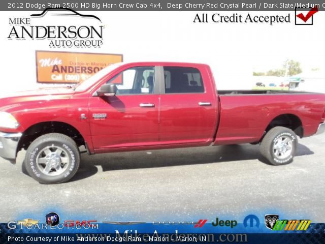 2012 Dodge Ram 2500 HD Big Horn Crew Cab 4x4 in Deep Cherry Red Crystal Pearl