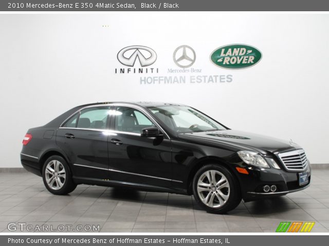 2010 Mercedes-Benz E 350 4Matic Sedan in Black