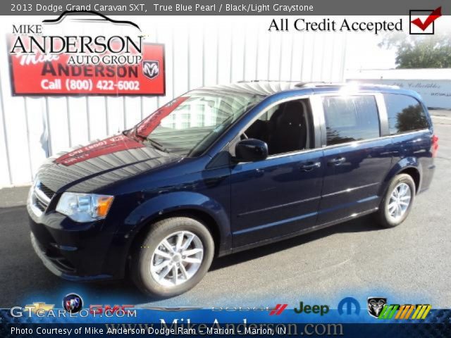 2013 Dodge Grand Caravan SXT in True Blue Pearl