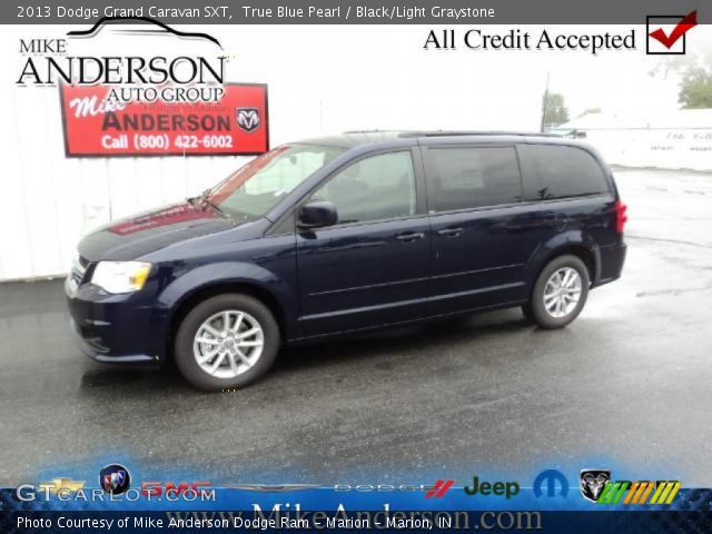 2013 Dodge Grand Caravan SXT in True Blue Pearl