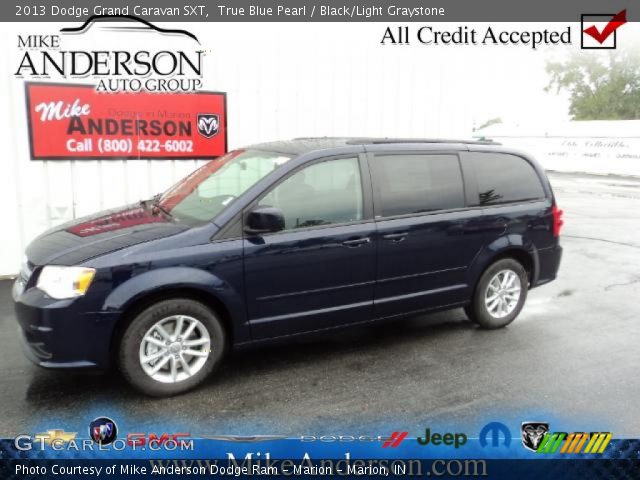2013 Dodge Grand Caravan SXT in True Blue Pearl