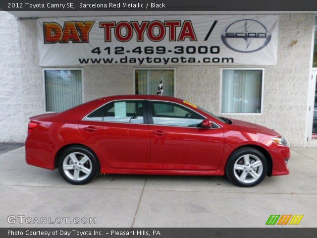 2012 Toyota Camry SE in Barcelona Red Metallic