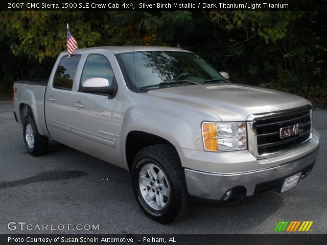 2007 GMC Sierra 1500 SLE Crew Cab 4x4 in Silver Birch Metallic
