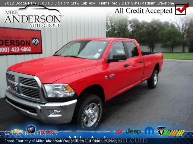 2012 Dodge Ram 2500 HD Big Horn Crew Cab 4x4 in Flame Red