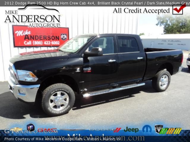2012 Dodge Ram 2500 HD Big Horn Crew Cab 4x4 in Brilliant Black Crystal Pearl